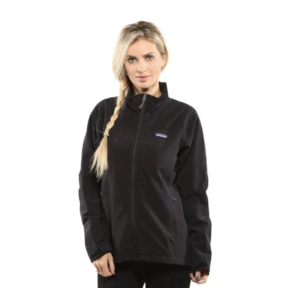 Patagonia Jackets & Blazers - Patagonia Black Softshell Water Repellant Pockets Adze Jacket XS